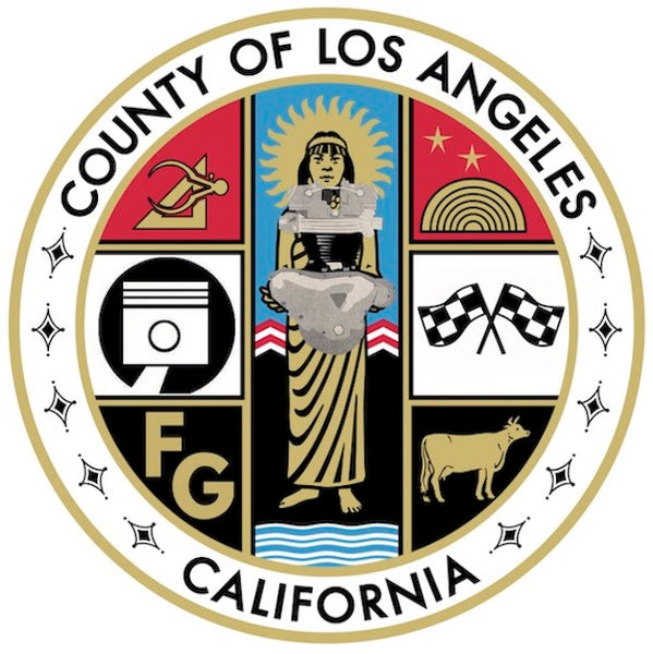 F/G LOS ANGELES COUNTY STICKER!